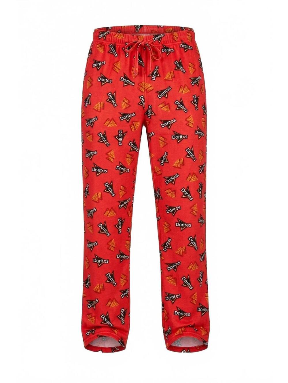 Doritos Red Lounge Pants with Logo Print
